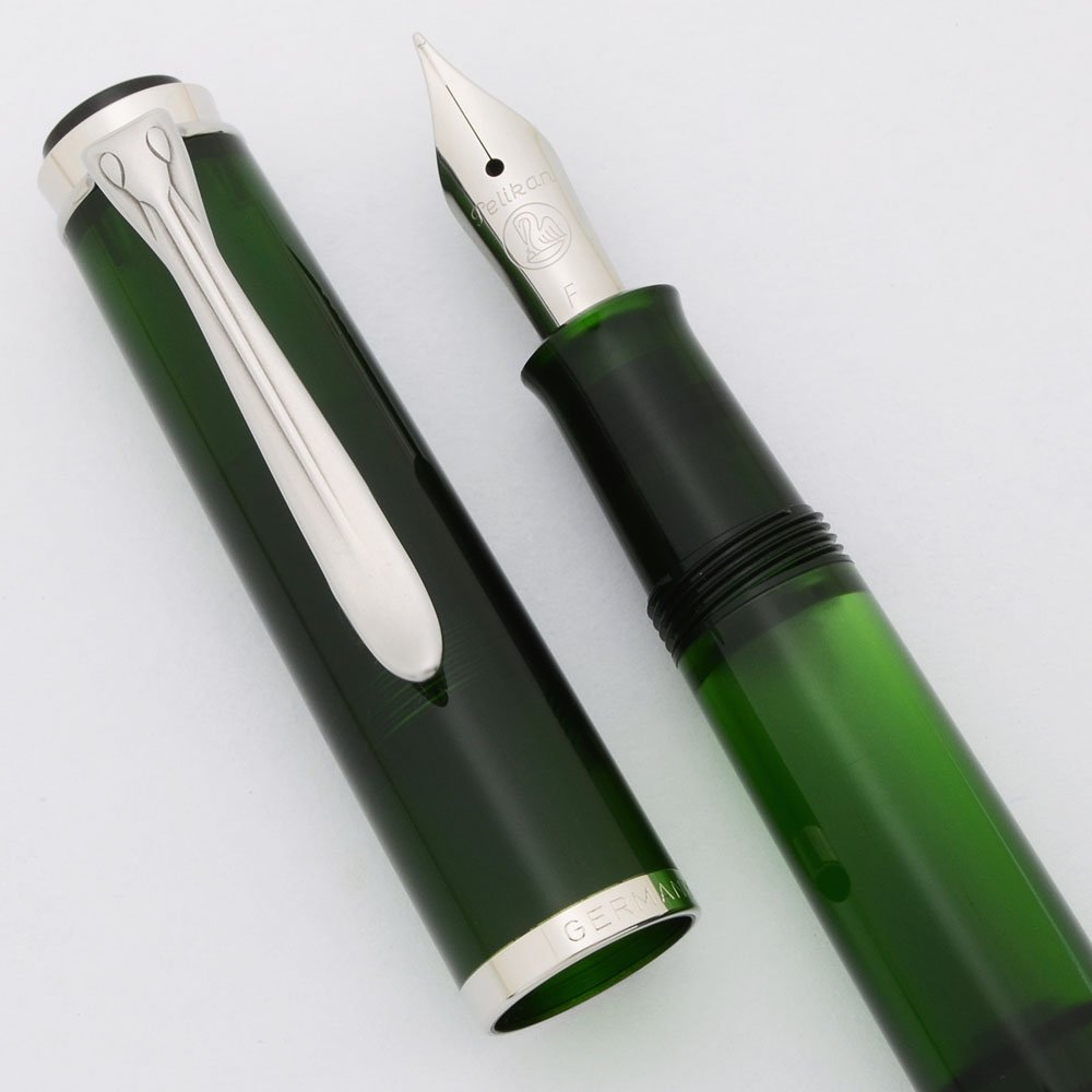 Pelikan M205 Fountain Pen (2018) - Demonstrator Olivine w Chrome